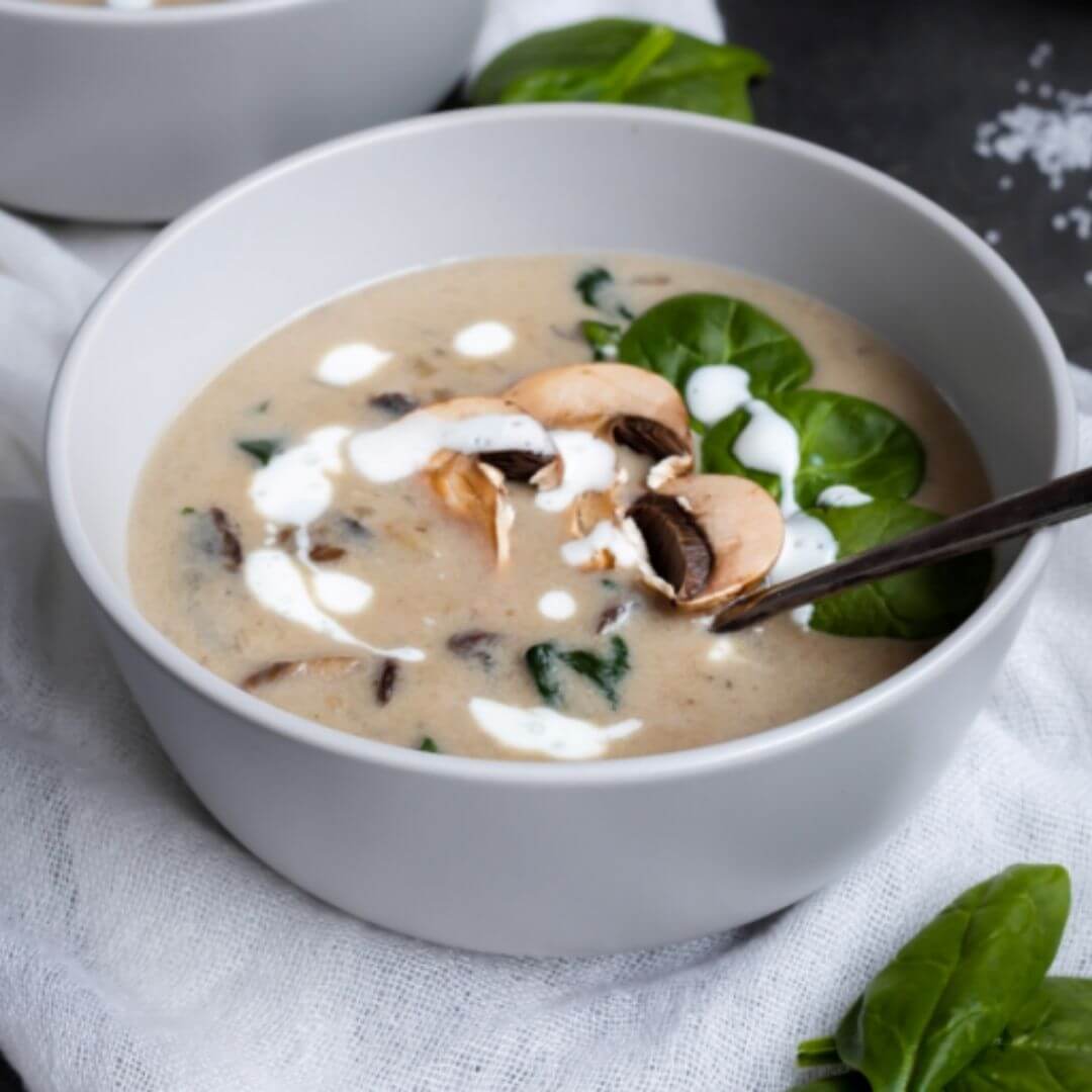 Creamy Mushroom Soup - PLABCurlove