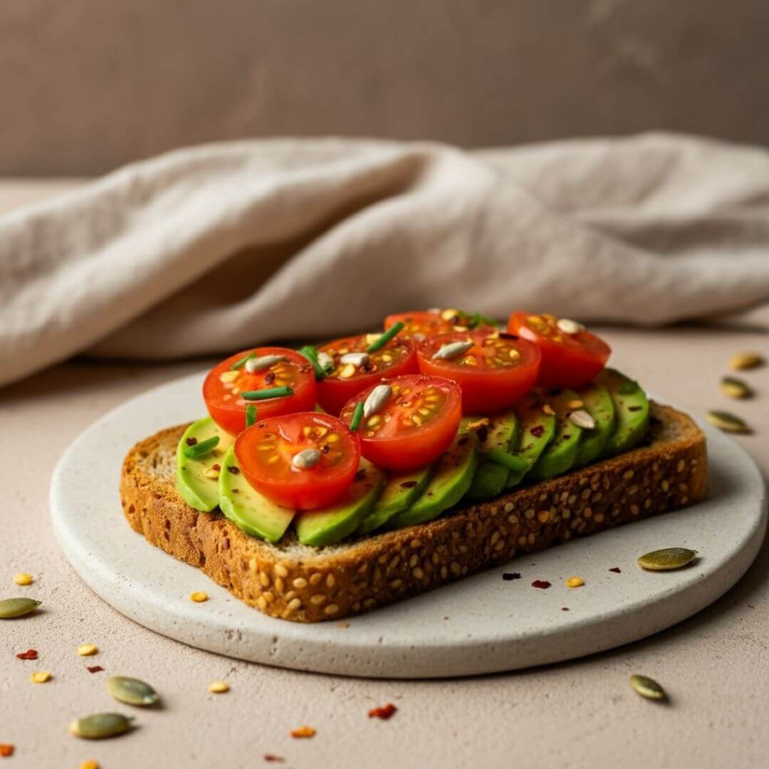 Breakfast Avocado Toast - PLABCurlove