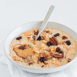 Carrot cake oatmeal