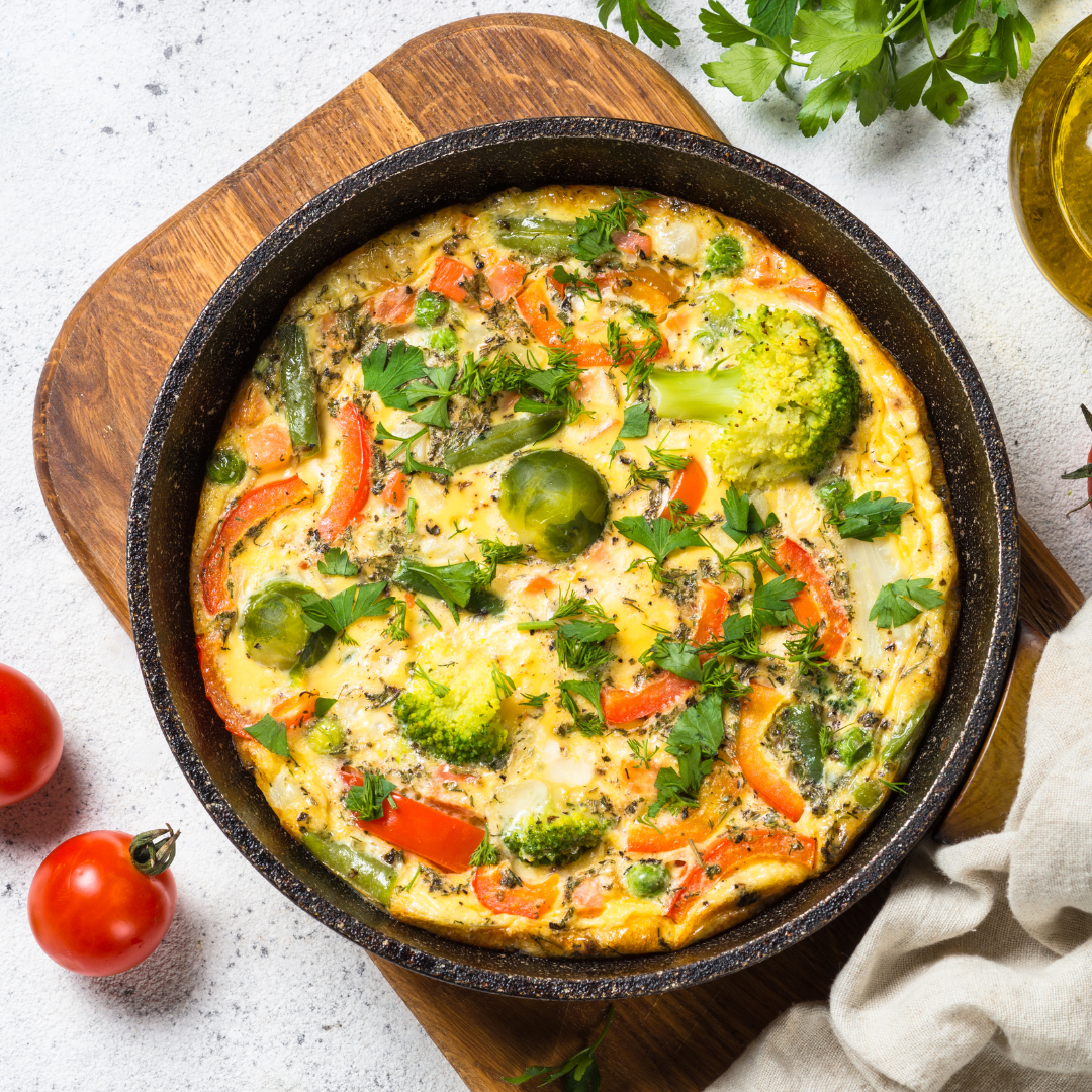 Plant-based frittata