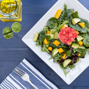 Mango avocado salad