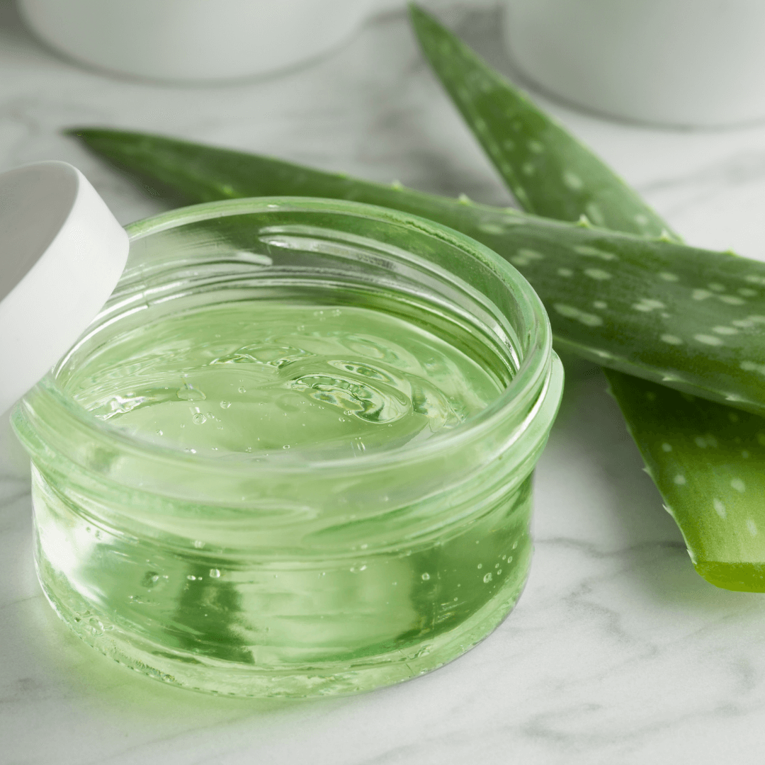 Aloe vera gel.