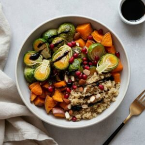 https://plabcurlove.com/recipes/harvest-bowl-with-roasted-brussels-sprouts-and-sweet-potatoes/