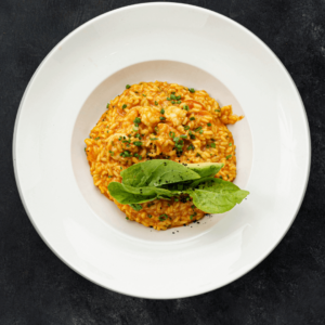 Creamy Butternut Squash and Sage Risotto with Toasted Pine Nuts - plabcurlove.com