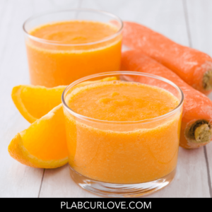 Citrus Burst Smoothie with Oranges, Carrots, and Pineapple - plabcurlove.com/recipes