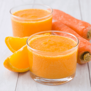 Citrus Burst Smoothie with Oranges, Carrots, and Pineapple - plabcurlove.com/recipes