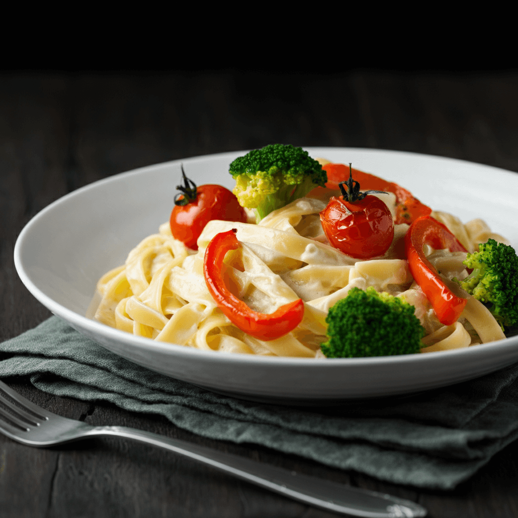 https://plabcurlove.com/recipes/fettuccine-alfredo-with-tofu-cream-sauce-and-roasted-veggies/